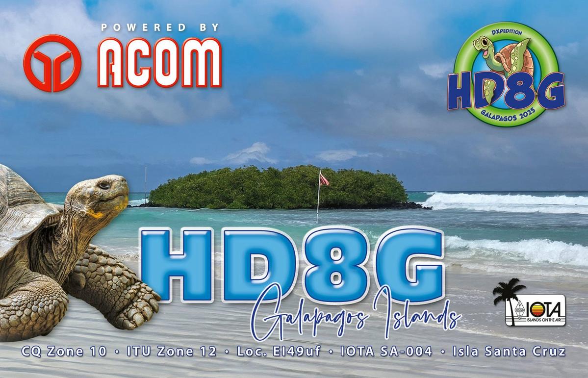 HD8G QSL Card