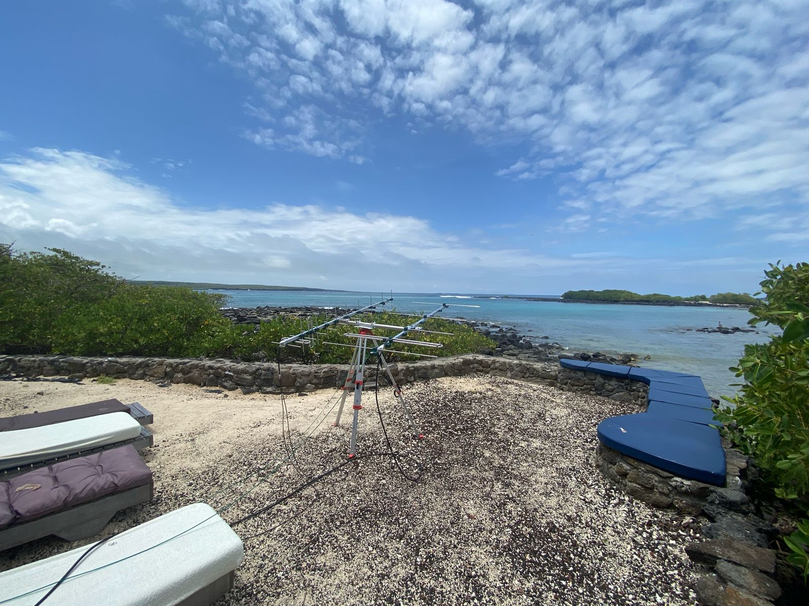Antenna site with ocean view